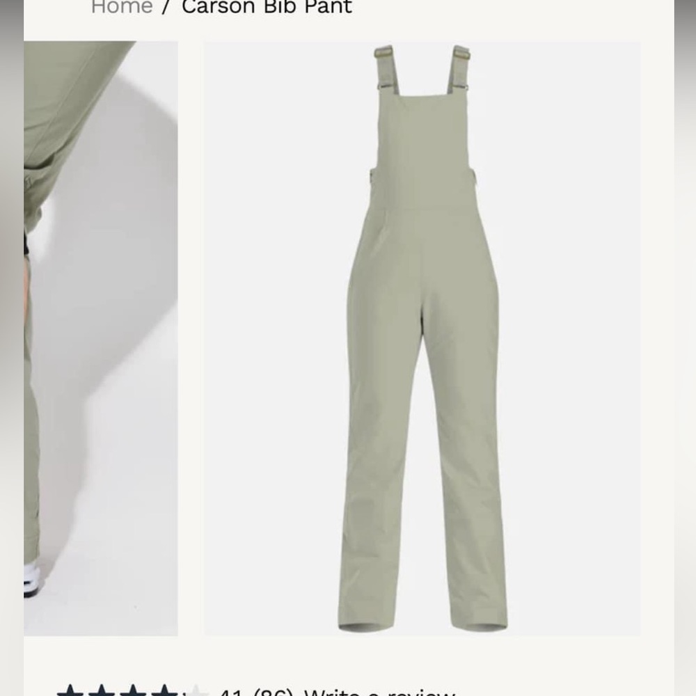 Carson Bib Pant - Sage